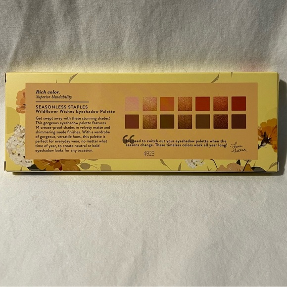 🎨NIB🎨 LAURA GELLER Seasonless Staples Wildflower Wishes 14 Pan Eyeshadow Palette - Picture 3 of 7